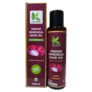 Kulveda Onion Bhringa Hair Oil For Hair Fall - 100ml